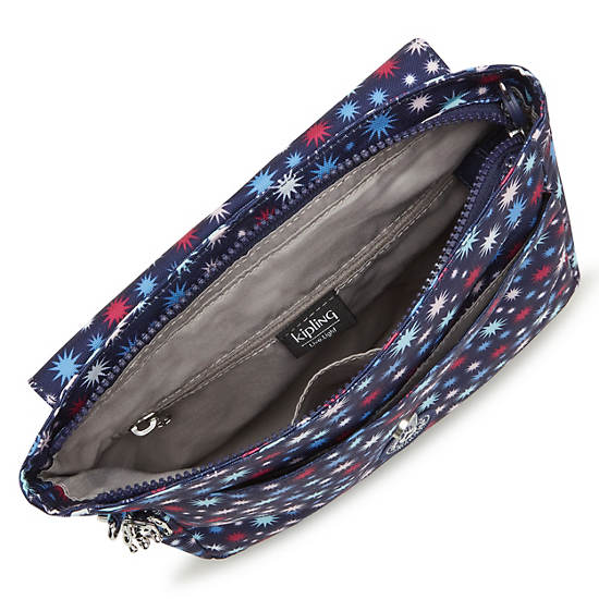 Kipling Dannie Printed Small Ryggsäck Blå | SE 1668ZU